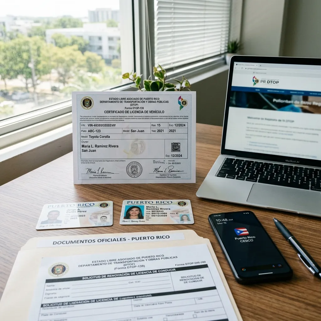Documentos y trámites para ser Uber en Puerto Rico