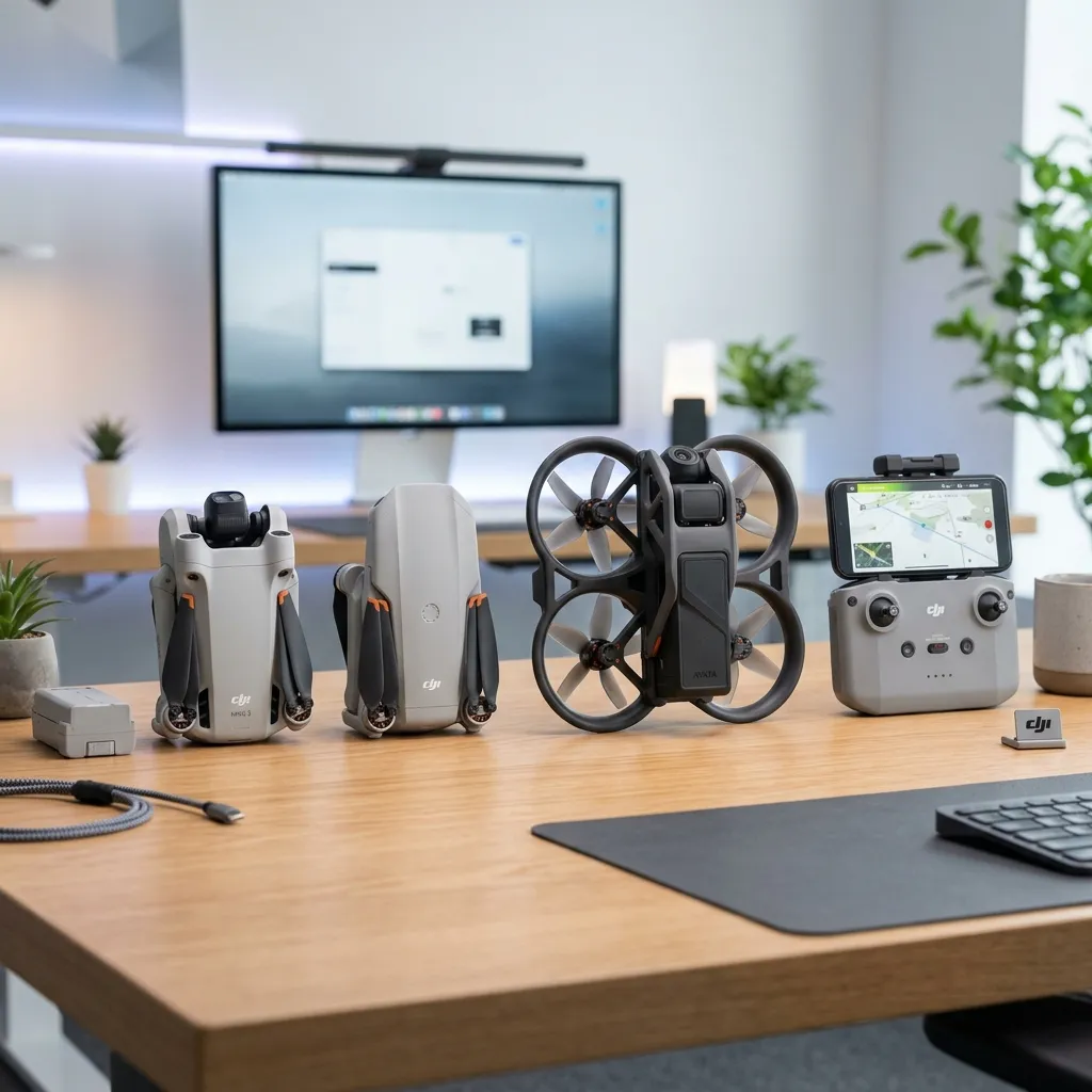 Comparativa DJI Mini 3, Mini 4K y Avata 360 drones comerciales