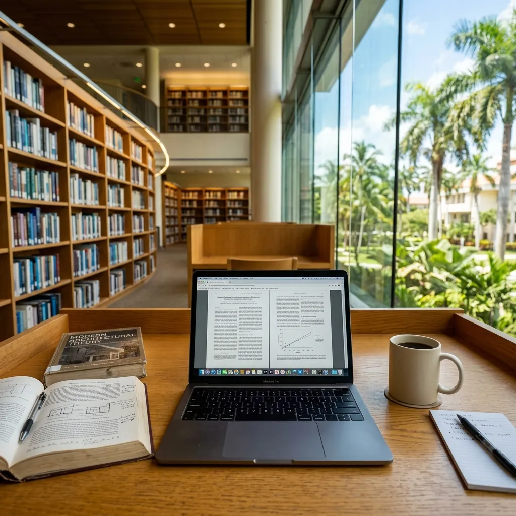 Estudiantes universitarios analizando presupuestos de estudio en un campus de Puerto Rico