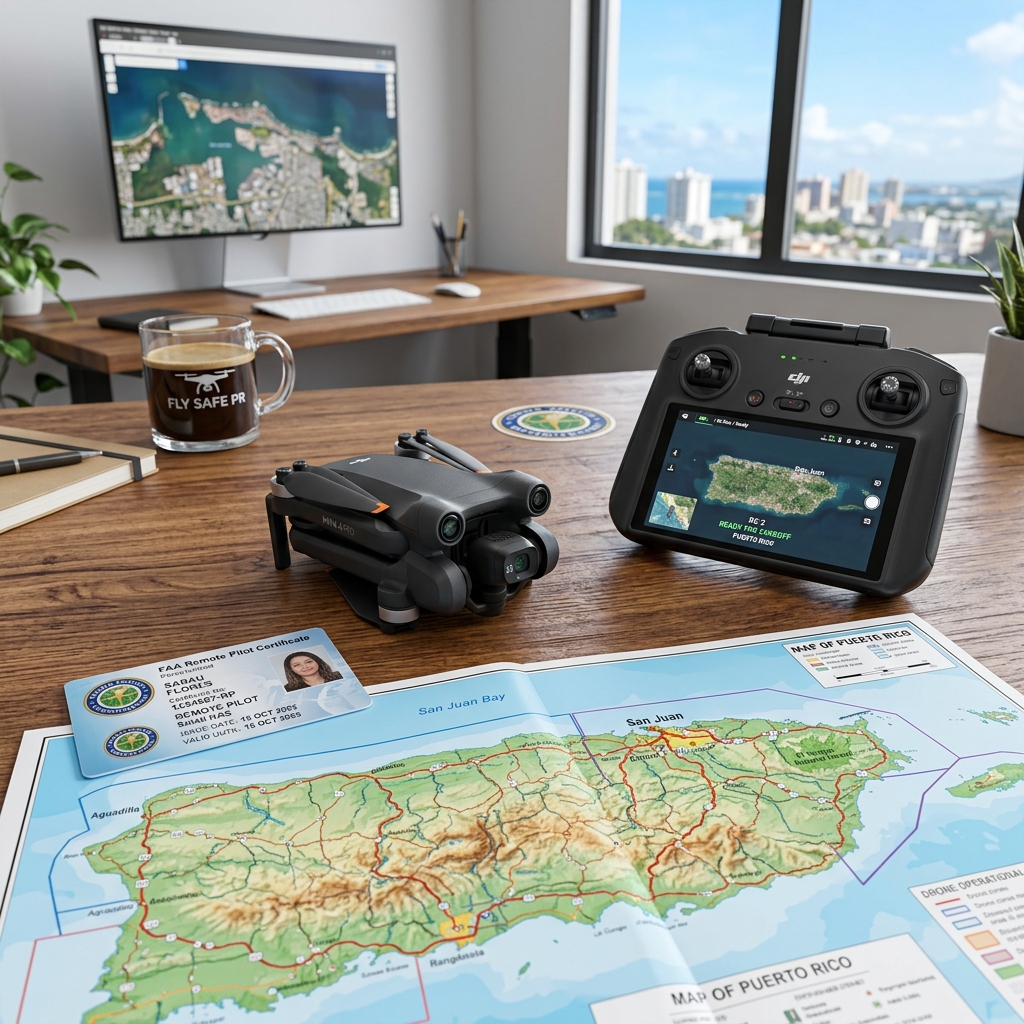 Examen de licencia de drones Part 107 en Puerto Rico