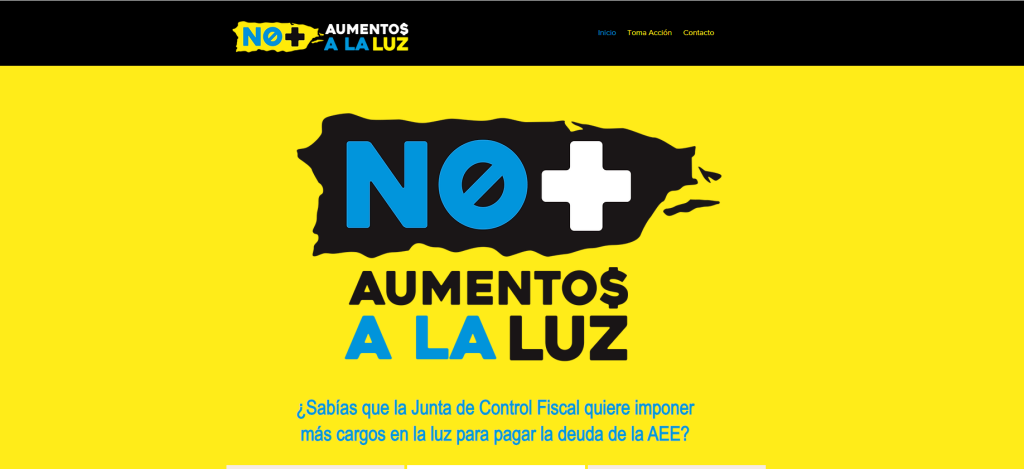 No más aumentos a la luz