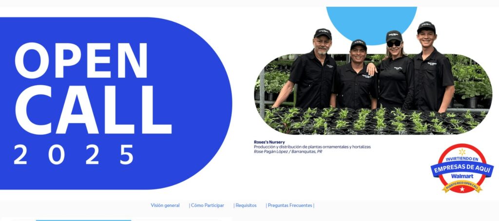 ¿Tienes un Producto Hecho en Puerto Rico? Walmart Open Call 2025 es tu Gran Oportunidad